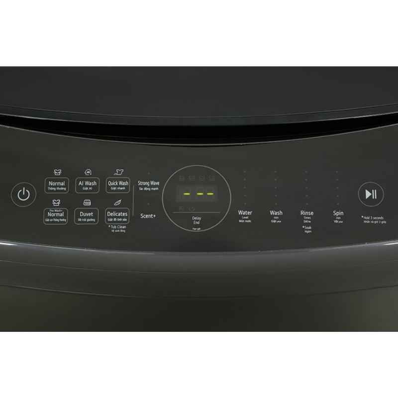 Máy giặt LG AI DD Inverter 14 kg TV2514DV3B 6 Bảng điều khiển máy giặt LG AI DD Inverter 14 kg TV2514DV3B
