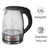 Bình đun siêu tốc thủy tinh 1.7 lít Sunhouse SHD1217 1 Bình đun siêu tốc thủy tinh 1.7 lít Sunhouse SHD1217