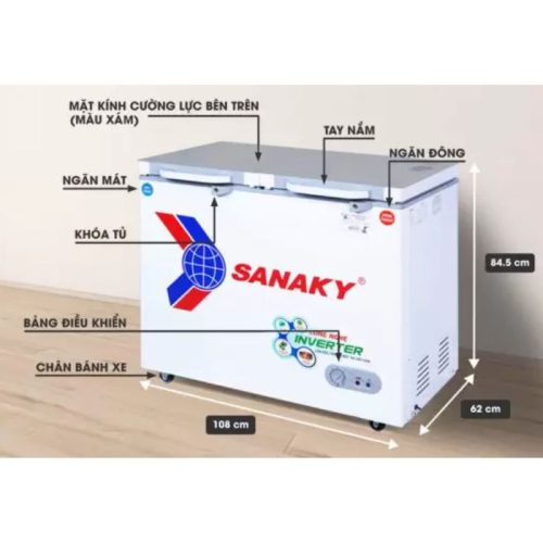 Kích Thước Tủ Đông SANAKY VH2899W4K