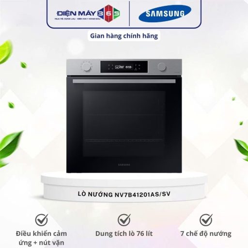 Lò nướng âm tủ 76 lít Samsung NV7B41201AS/SV 10 lo nuong NV7B41201AS SV