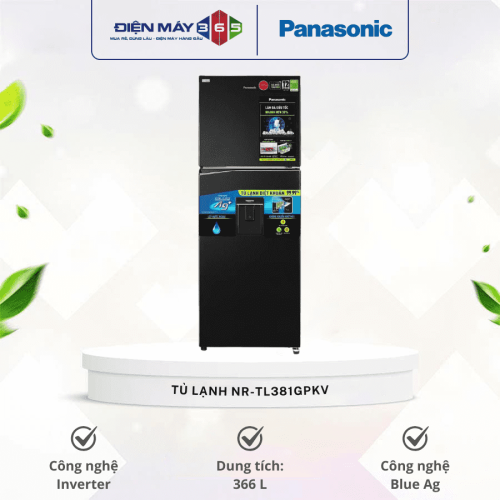 Tủ Lạnh 2 cánh 366 Lít Panasonic NR-TL381GPKV