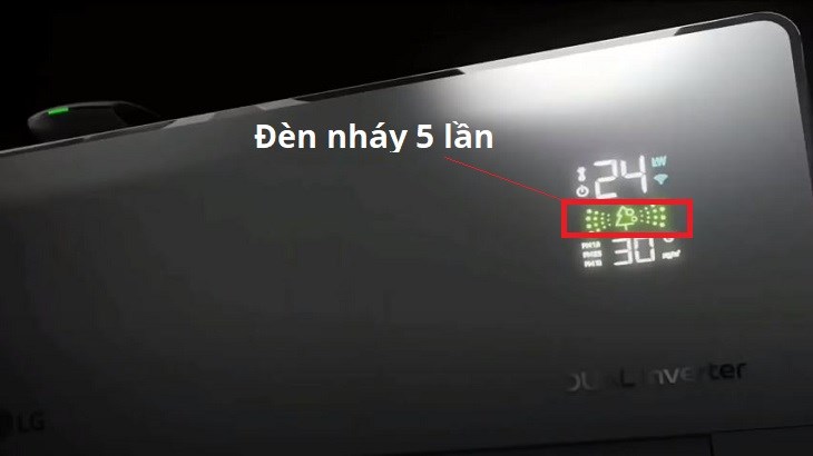 Máy lạnh LG báo lỗi chớp đèn 5 lần – Nguyên nhân, cách sửa 1 Máy lạnh LG báo lỗi chớp đèn 5 lần là gì?