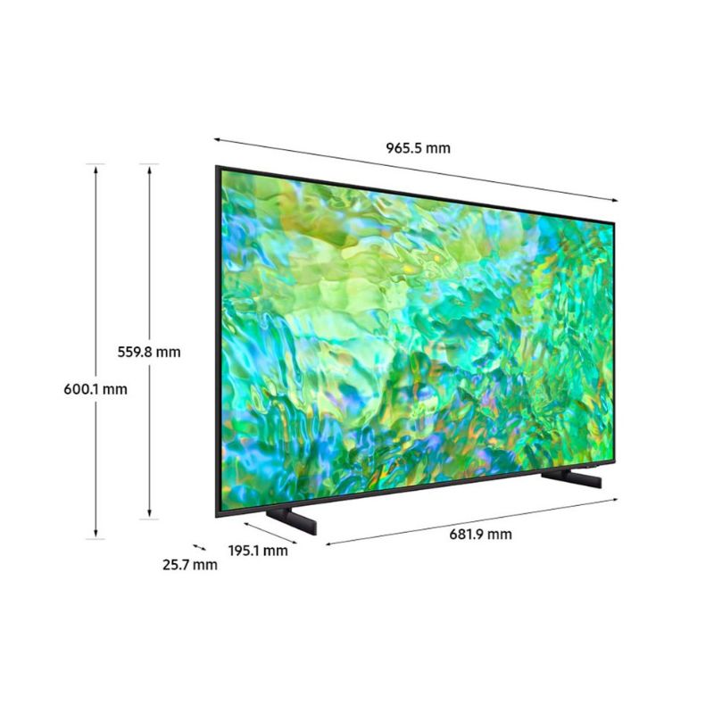 Kích thước Tivi Samsung UA43CU8000KXXV 43 inch 4K Kích thước Tivi Samsung UA43CU8000KXXV 43 inch 4K
