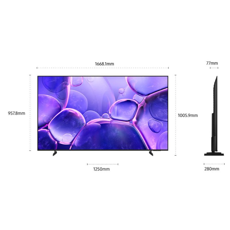 Kích thước Tivi Samsung UA75U8000FKXXV 75 inch 4K Kích thước Tivi Samsung UA75U8000FKXXV 75 inch 4K
