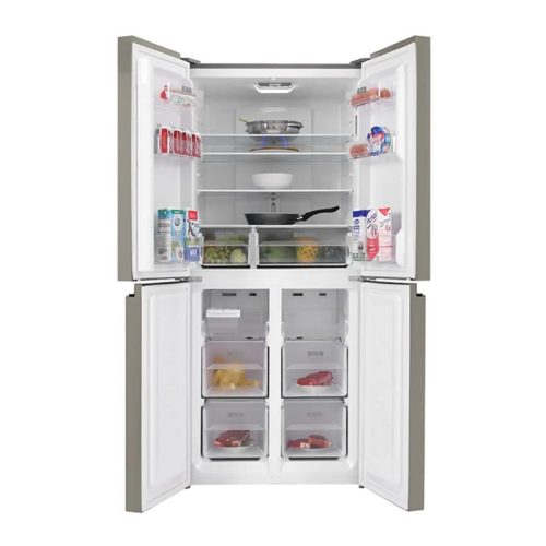 Tủ Lạnh 4 cánh Multi Doors Inverter 401 Lít Sharp SJ-FXP480VG-CH 3 anh tu lanh 4 canh multi doors inverter 401 lit sharp sj fxp480vg ch