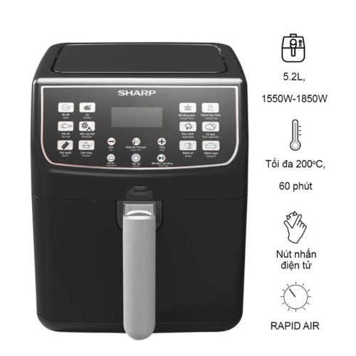 Nồi chiên không dầu Sharp KF-AF55EV-BK 5 Nồi chiên không dầu Sharp KF-AF55EV-BK