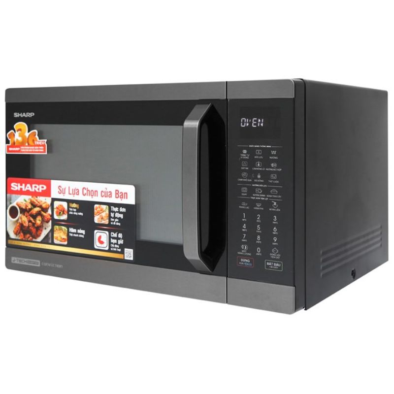 Ảnh Lò vi sóng có nướng Sharp R-C932XVN-BST 32 lít Ảnh Lò vi sóng có nướng Sharp R-C932XVN-BST 32 lít