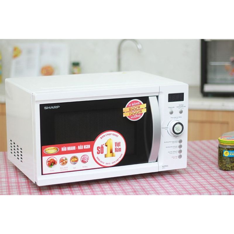 Ảnh Lò vi sóng có nướng Sharp R-G371VN-W 23 lít Ảnh Lò vi sóng có nướng Sharp R-G371VN-W 23 lít