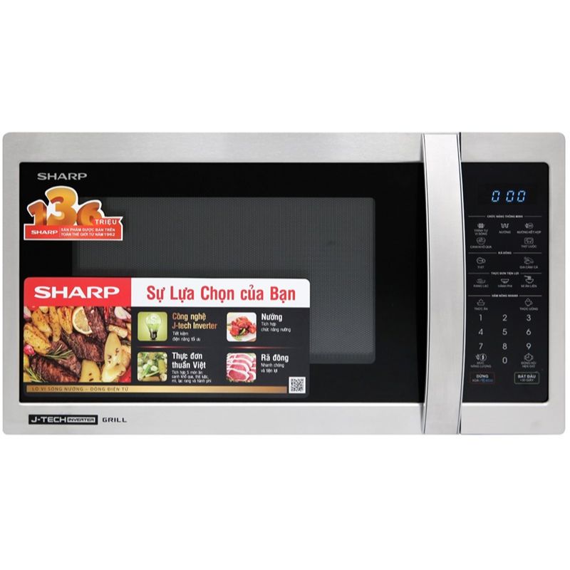 Ảnh Lò vi sóng có nướng Sharp R-G52XVN-ST 25 lít Ảnh Lò vi sóng có nướng Sharp R-G52XVN-ST 25 lít