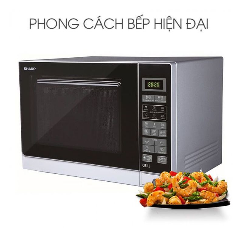 Ảnh Lò vi sóng có nướng Sharp R-G572VN-S 25 lít Ảnh Lò vi sóng có nướng Sharp R-G572VN-S 25 lít