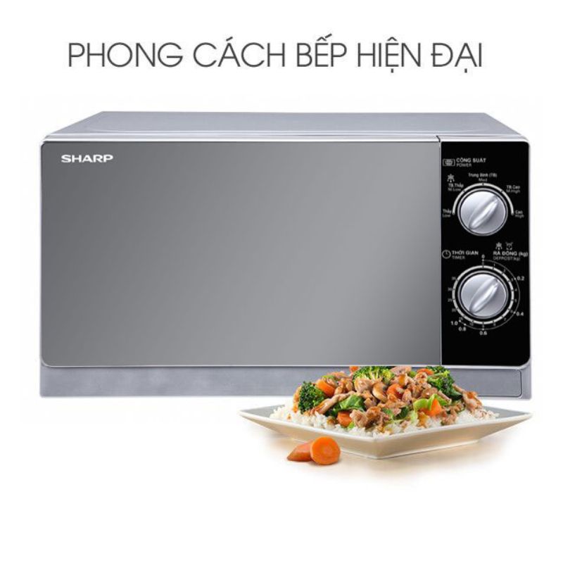 Ảnh Lò vi sóng Sharp R-203VN-M 20 lít Ảnh Lò vi sóng Sharp R-203VN-M 20 lít