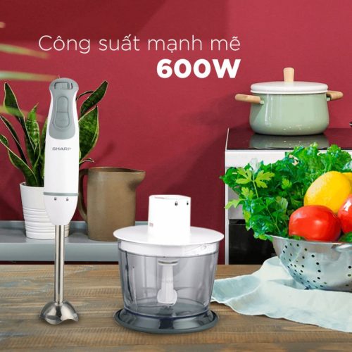 Ảnh Máy xay cầm tay Sharp EM-H076SV-WH