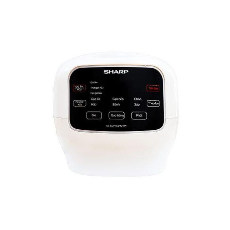 Ảnh Nồi cơm điện tử Sharp 1.8 lít KS-COM183MV-WH Ảnh Nồi cơm điện tử Sharp 1.8 lít KS-COM183MV-WH