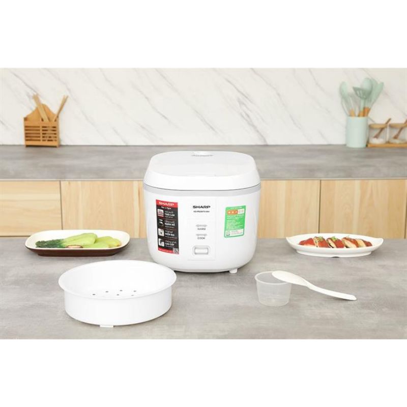 Ảnh Nồi cơm nắp gài Sharp 1.8 lít KS-PR20ETV-WH Ảnh Nồi cơm nắp gài Sharp 1.8 lít KS-PR20ETV-WH