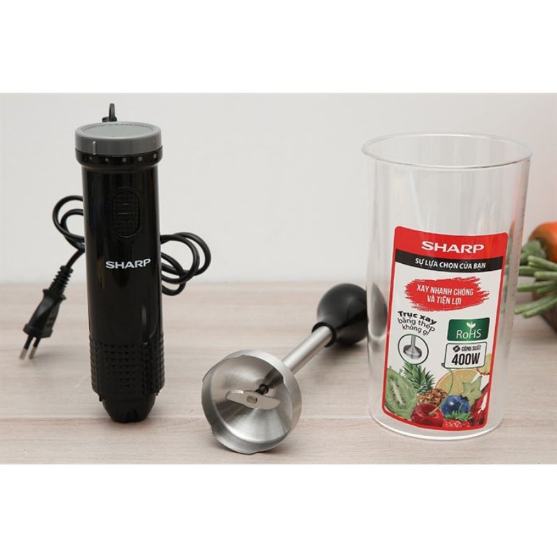 Hình ảnh Máy xay sinh tố Sharp EM-H074SV-BK Hình ảnh Máy xay sinh tố Sharp EM-H074SV-BK