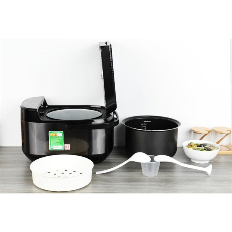 Hình ảnh Nồi cơm điện tử Sharp 1.8 lít KS-COM194EV-BK/RD Hình ảnh Nồi cơm điện tử Sharp 1.8 lít KS-COM194EV-BK/RD