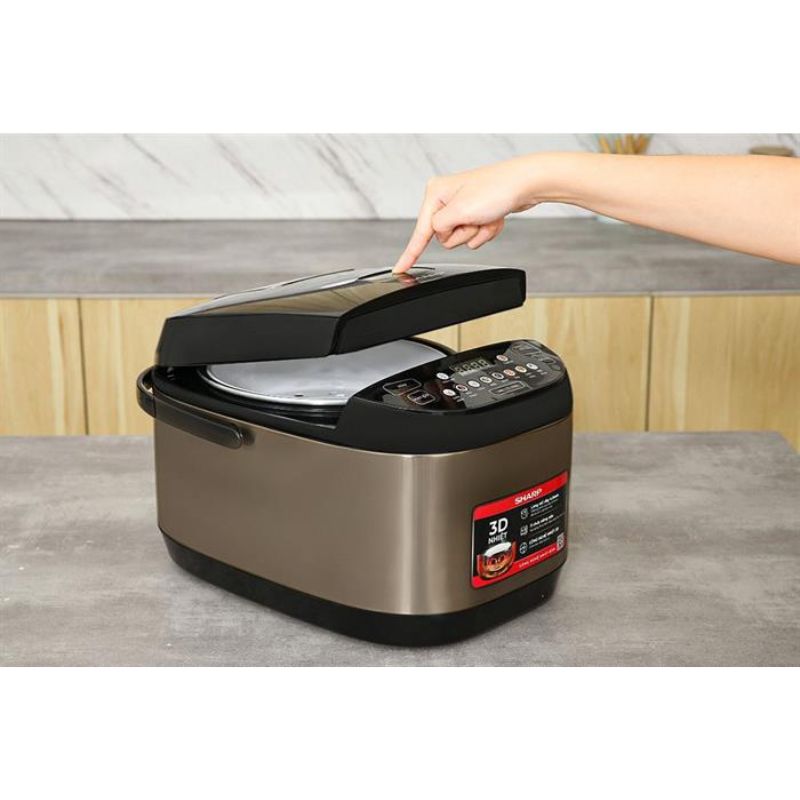 Hình ảnh Nồi cơm điện tử Sharp 1.8 lít KS-TH18E2O-RS Hình ảnh Nồi cơm điện tử Sharp 1.8 lít KS-TH18E2O-RS