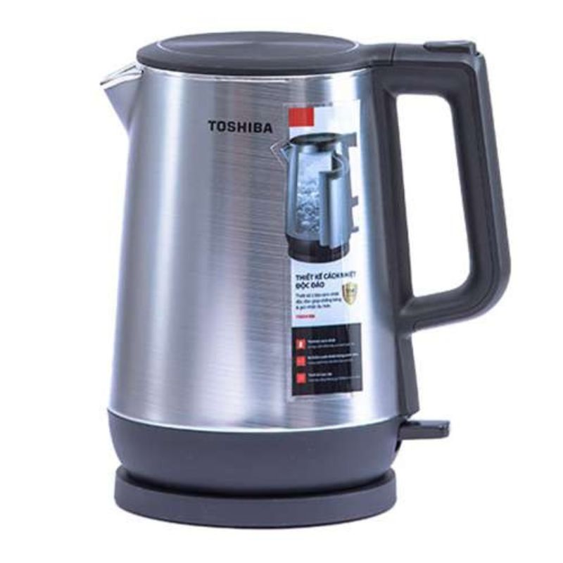 Bình đun siêu tốc Toshiba 1.7 lít KT-17DR1NV Bình đun siêu tốc Toshiba 1.7 lít KT-17DR1NV