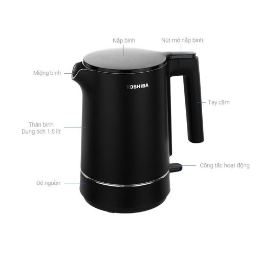 Bình đun siêu tốc Toshiba KT-15DS1NV 5 Bộ phận Bình đun siêu tốc Toshiba KT-15DS1NV