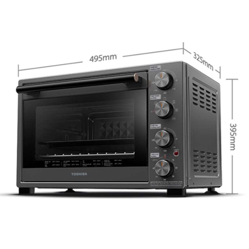 Kích thước Lò nướng Toshiba TL-MC40EZF(GR) Kích thước Lò nướng Toshiba TL-MC40EZF(GR)