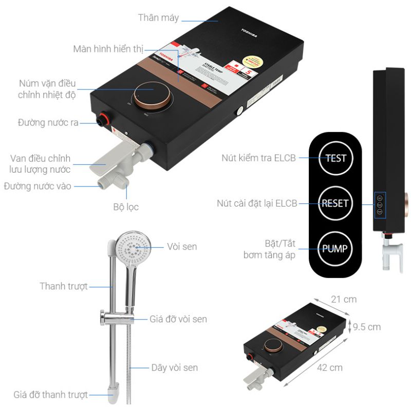 kich-thuoc-may-nuoc-nong-truc-tiep-toshiba-4500w-twh-45emcpvnk-cb Kích thước Máy nước nóng trực tiếp Toshiba 4500W TWH-45EMCPVN(K)-CB