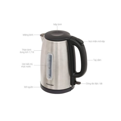 Bình đun siêu tốc Toshiba KT-17SH1NV 5 Bộ phận Bình đun siêu tốc Toshiba KT-17SH1NV