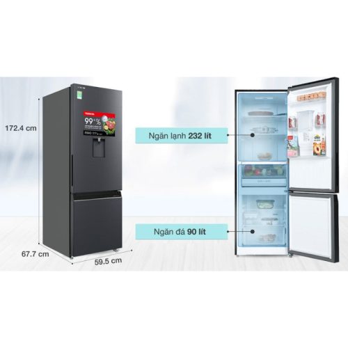 Tủ lạnh Toshiba Inverter GR-RB405WE-PMV(06)-MG 5 Thông số Tủ lạnh Toshiba Inverter GR-RB405WE-PMV(06)-MG