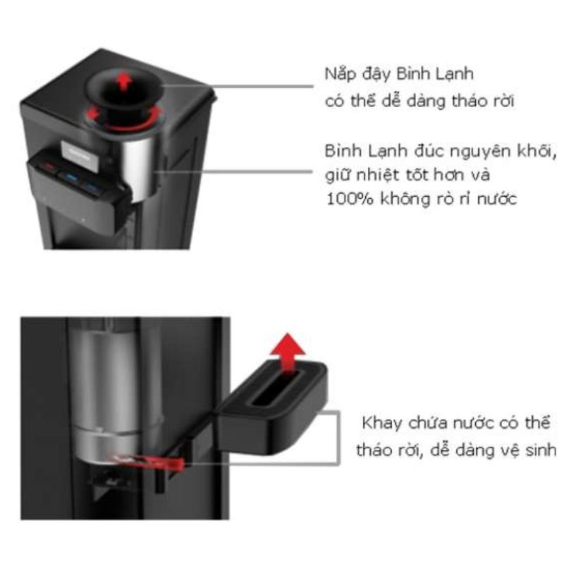 Tính năng Máy nước nóng lạnh Toshiba RWF-W1917TV Tính năng Máy nước nóng lạnh Toshiba RWF-W1917TV