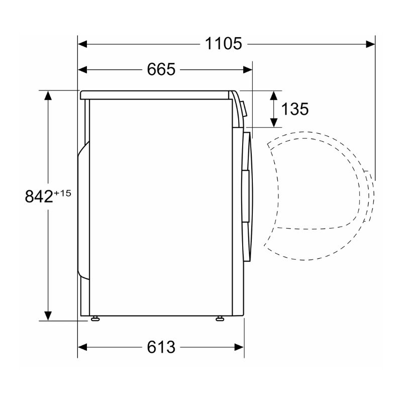 Máy sấy quần áo Bosch WTW85400SG 8 Máy sấy quần áo Bosch WTW85400SG