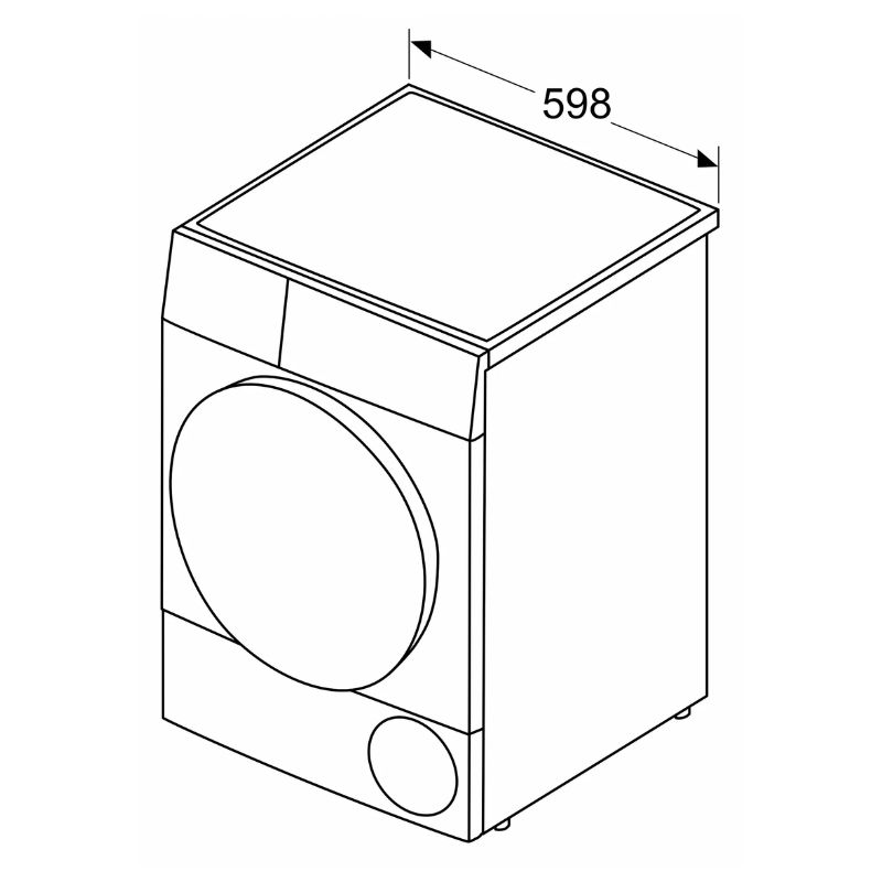 Máy sấy quần áo Bosch WTW85400SG 9 Máy sấy quần áo Bosch WTW85400SG