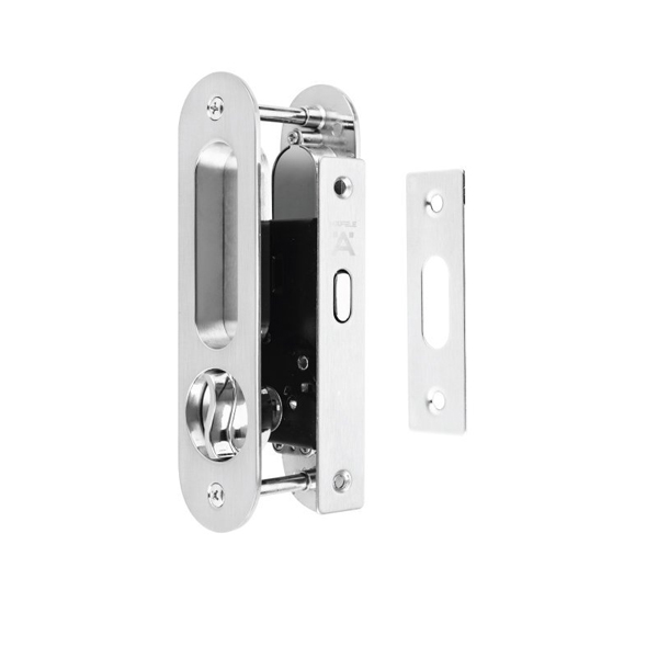 Bộ khóa tay nắm cửa trượt WC Hafele 499.65.108 3 Bộ khóa tay nắm cửa trượt WC Hafele 499.65.108