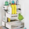 Kệ đựng chất tẩy rửa inox nan kết hợp nhựa Euronox EU3-350SP 2 Euronox EU3 350SP