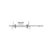 Ray trượt đơn 2000mm Hafele 981.71.080 2 Ray trượt đơn 2000mm Hafele 981.71.080