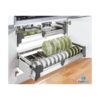 Giá xoong nồi inox đáy đặc âm tủ Euronox EU1.B75 2 Giá xoong nồi inox đáy đặc âm tủ Euronox EU1.B75