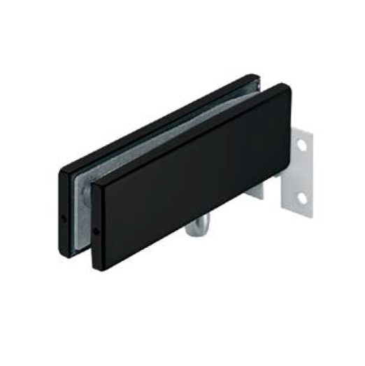 Kẹp kính trên khung gắn tường màu đen Hafele 981.00.667 3 Kẹp kính trên khung gắn tường màu đen Hafele 981.00.667