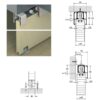 Phụ kiện cửa trượt Slido Classic 120-K Hafele 940.82.254 1 Phụ kiện cửa trượt Slido Classic 120-K Hafele 940.82.254