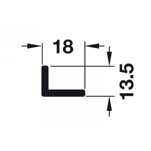 Ray trượt trên dài 2000 mm Hafele 940.42.920 5 Kích thước của Ray trượt trên dài 2000 mm Hafele 940.42.920