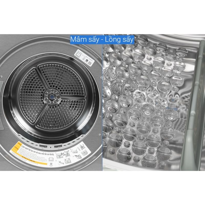 Máy sấy bơm nhiệt LG 10.5kg DVHP50P BPTPEVN 5 Lồng sấy máy sấy bơm nhiệt LG 10.5kg DVHP50P BPTPEVN