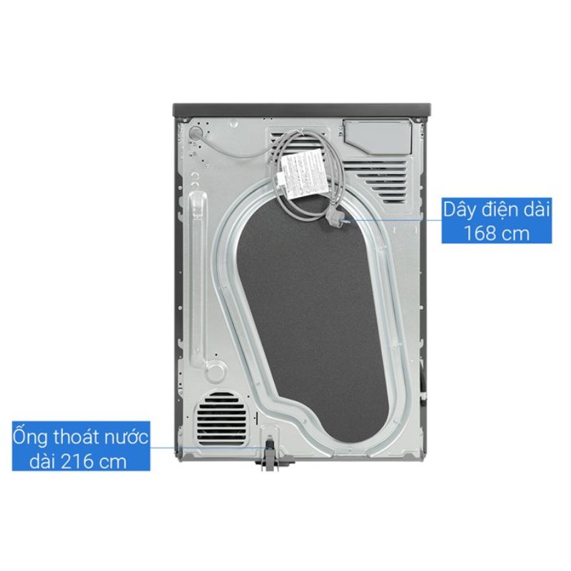 Máy sấy bơm nhiệt LG 10.5kg DVHP50P BPTPEVN 6 Mặt sau máy sấy bơm nhiệt LG 10.5kg DVHP50P BPTPEVN