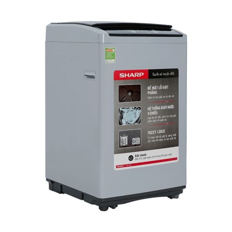 Máy giặt Sharp 7.5kg ES-Y75HV-S cửa trên 4 Ảnh máy giặt Sharp 7.5kg ES-Y75HV-S cửa trên