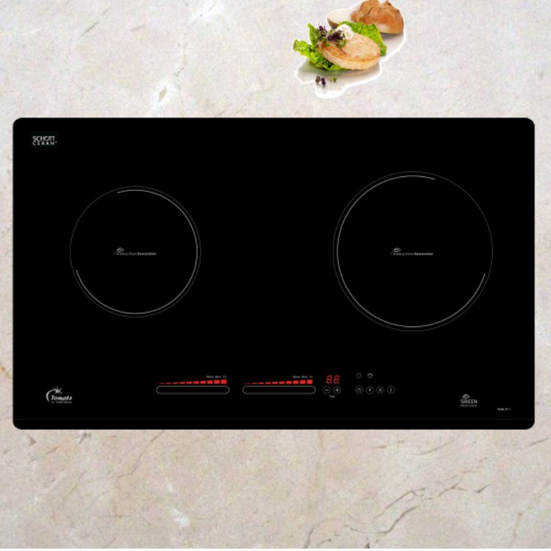 Bếp từ đôi Tomate TOM 77I lắp âm 4 Ảnh bếp từ đôi Tomate TOM 77I lắp âm