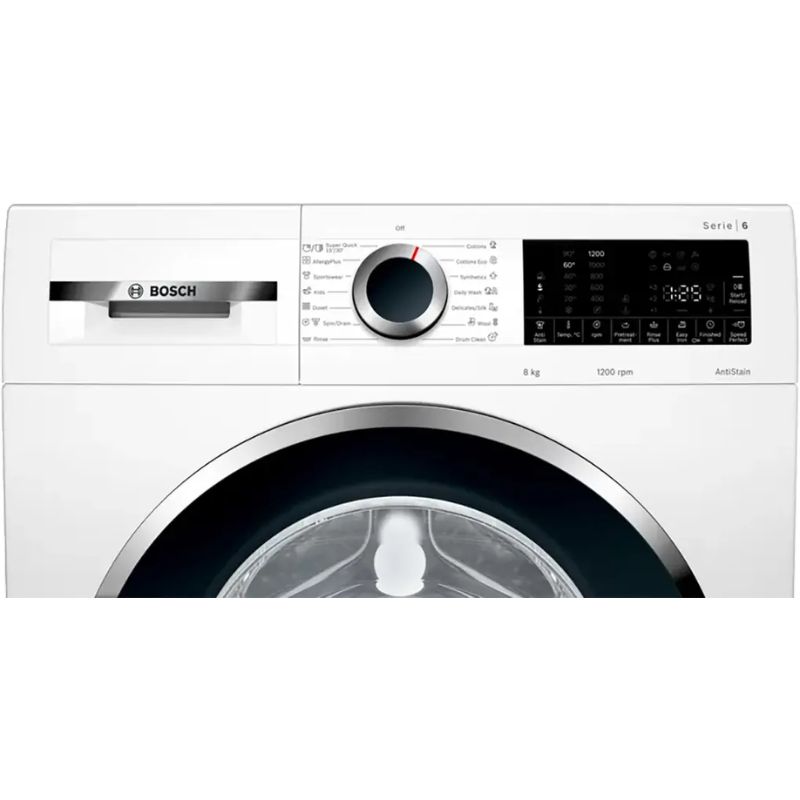 Máy Giặt Bosch 8 Kg WGG234E0SG cửa trước 4 Bảng điều khiển máy Giặt Bosch 8 Kg WGG234E0SG cửa trước