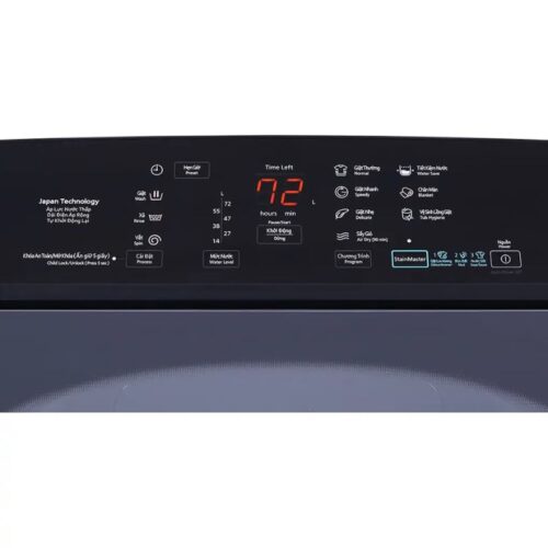 Máy Giặt Panasonic 10 Kg NA-F100A9BRV cửa trên 8 Bảng điều khiển máy Giặt Panasonic 10 Kg NA-F100A9BRV cửa trên