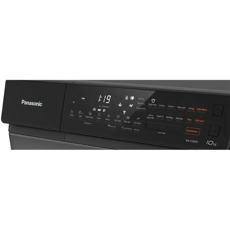 Máy Giặt Sấy Panasonic Inverter Giặt 10 Kg - Sấy 2 Kg NA-V10FR1BVT 4 Bảng điều khiển máy Giặt Sấy Panasonic Inverter Giặt 10 Kg - Sấy 2 Kg NA-V10FR1BVT