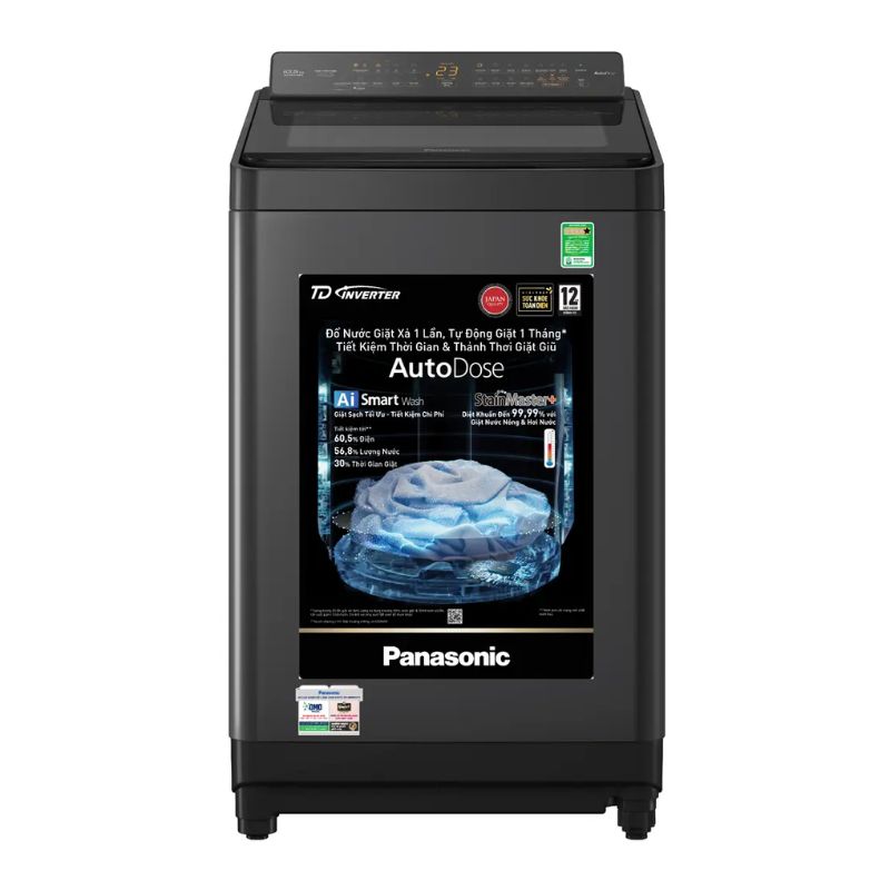 Máy Giặt Panasonic Inverter 10.5 Kg NA-FD105W3BV cửa trên 3 Máy Giặt Panasonic Inverter 10.5 Kg NA-FD105W3BV cửa trên