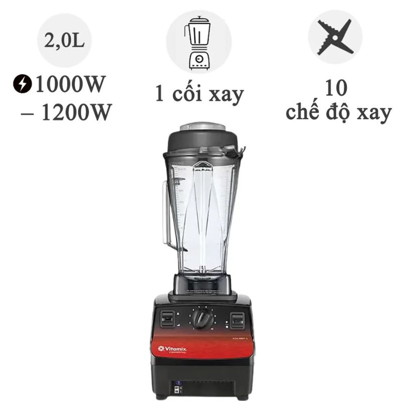 Máy xay Vitamix Blender Vita-Prep 3 2 Máy xay Vitamix Blender Vita-Prep 3