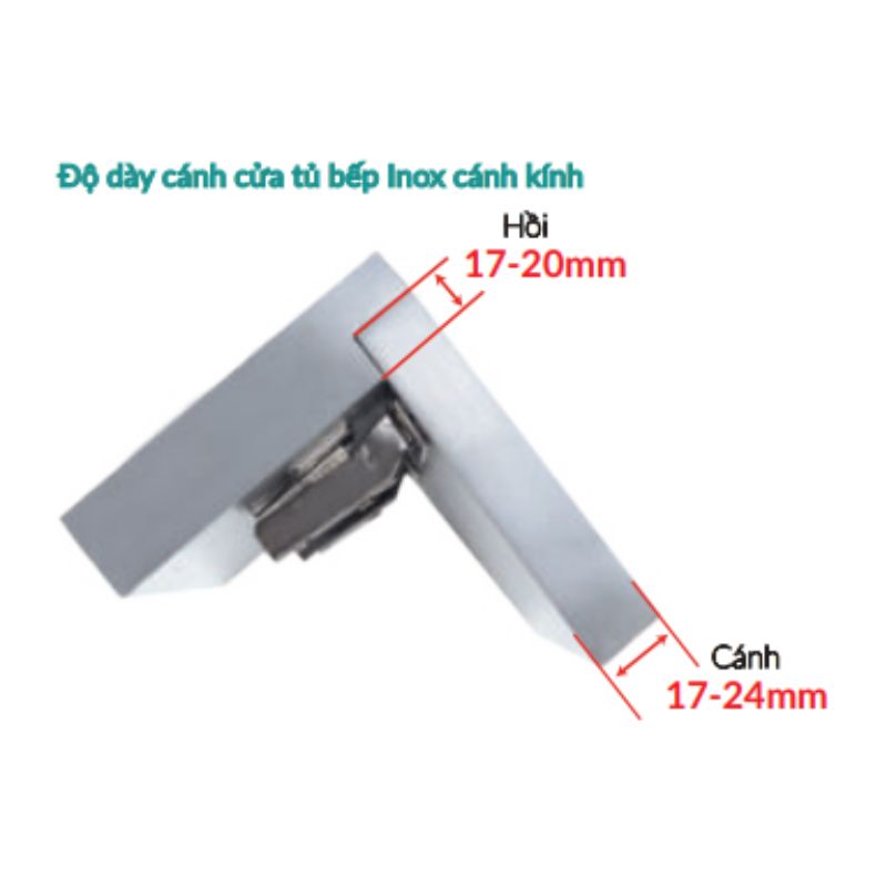 Bản lề GrandX Capella Inox SUS 304 XC.S304A2 5 Bản lề GrandX Capella Inox SUS 304 XC.S304A2 - Ảnh 3