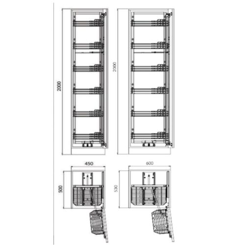 Tủ khô nan dẹt GrandX SUS304 Cánh Mở XPR.600S 5 kich thuoc tu kho nan det grandx sus304 canh mo xpr 600s