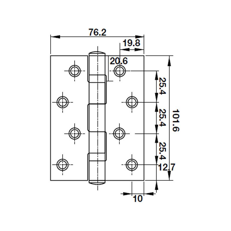 Bản lề lá DIY Hafele 489.04.005 4 Bản lề lá DIY Hafele 489.04.005 - Ảnh 2