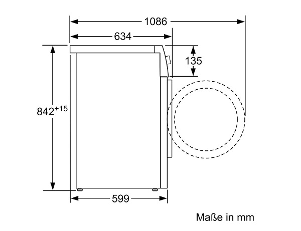 Máy sấy quần áo Bosch WTX87E40 Serie 8 7 Máy sấy quần áo Bosch WTX87E40 Serie 8 - Ảnh 5